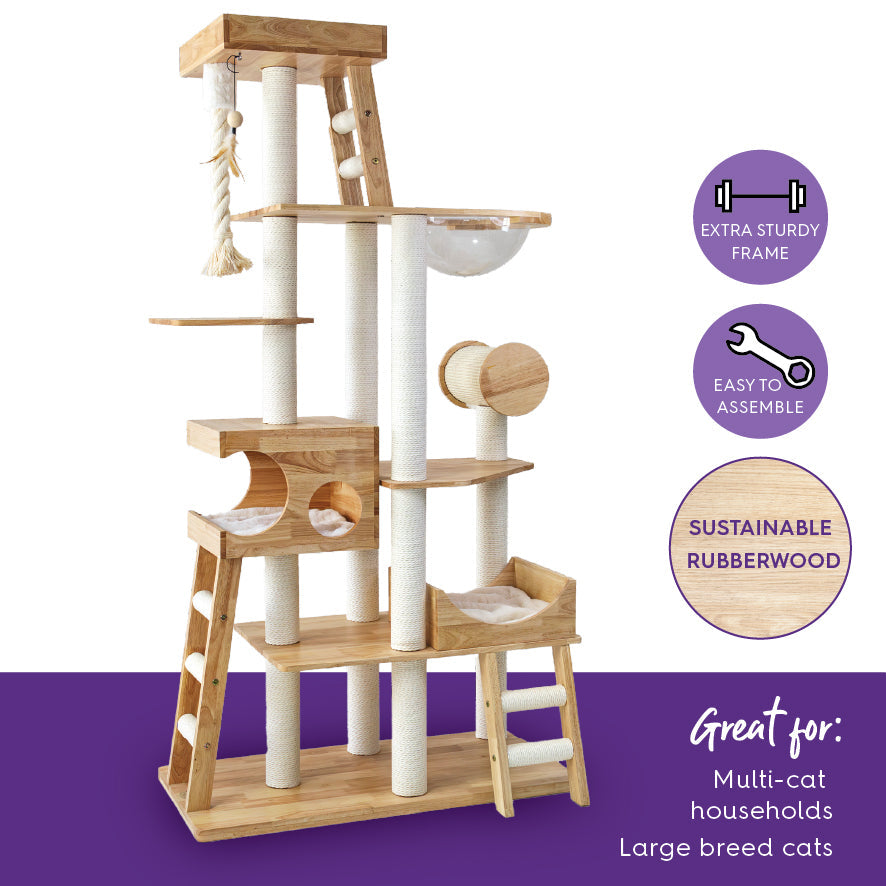 Multi Level Scandi Cat Tower